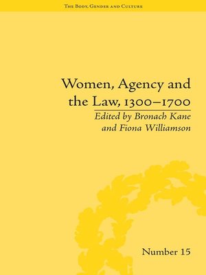 cover image of Women, Agency and the Law, 1300–1700